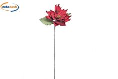 STELO STELLA DI NATALE CON FOGLIE H. 83CM