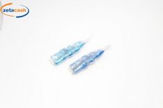 CANDELE BLU METALLIZZATE 2 PEZZI SPIRALE