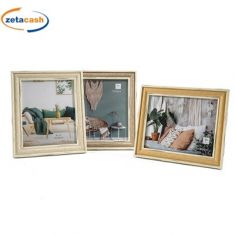 CORNICE PORTAFOTO POLISTIRENE EFFETTO LEGNO 20X25CM ASS