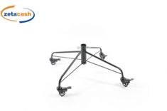 BASE ALBERO IN METALLO CON RUOTE