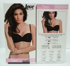 REGGISENO FASCIA IMBOTTITA TIZIANA BASIC LOVE NERO TAGLIA 3