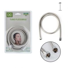 TUBO FLESSIBILE PER DOCCETTA 2 METRI IN ACCIAIO INOX