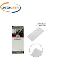 CARTA VELINA BIANCA CM 51X66 10PZ