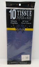 CARTA VELINA BLU 10 FOGLI 51 X 66 CM