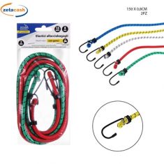 ELASTICI ALLACCIABAGAGLI CON GANCI