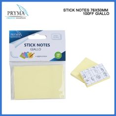 STICK NOTES GIALLO 100 FOGLI