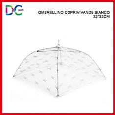 COPRIVIVANDE OMBRELLINO BIANCO 32 X 32 CM RICHIUDIBILE