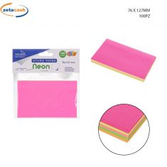 STICK NOTES NEON 76X127mm 100 FOGLI
