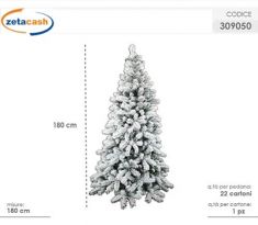 ALBERO INNEVATO MONTE BIANCO 180 CM