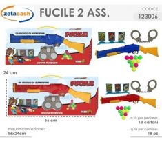 SET FUCILE MANETTE PALLINE E BERSAGLIO COL ASS