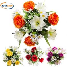 MAZZO GRANDE ROSE GIGLI S.ANTONIO H53CM ASS