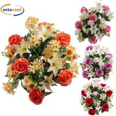 MAZZO XXL ROSE MARGHERITE GIGLI H66CM ASS