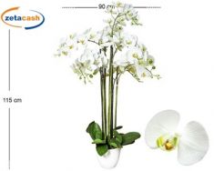 VASO ORCHIDEA FALENA H115CM BIANCA