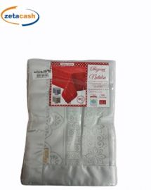 CENTRO TAVOLA NATALIZIO CON LUREX ANTIMACCHIA CM 100X 100