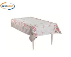 TOVAGLIA IN COTONE FLORA NATURALE CON PON PON 140 X 240 CM