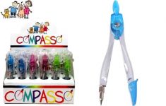 COMPASSO COLORATO FLUO 13X3CM FODERO ASS