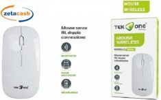 MOUSE WIRELESS BIANCO 2 4 GHZ