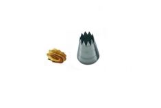 BOCCHETTA ACCIAIO INOX FORO STELLA DIAM 7 MM