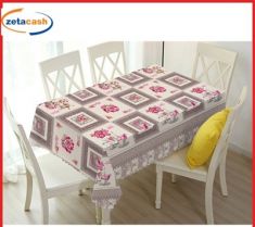 TOVAGLIA IN PVC CON STAMPA FLOREALE VEND A METRO