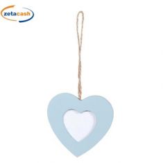 APPENDINO CUORE LEGNO AZZURRO SPAGO H7X7CM