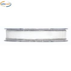 NASTRO SILVER CON ORGANZA BIANCO 20 METRI