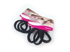 ELASTICO 3 PEZZI PER CAPELLI NERO