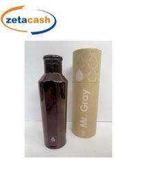 BOTTIGLIA TERMNICA MARRONE IN ACCIAIO CON SCATOLA 480 ML