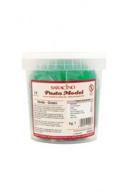 PASTA DI ZUCCHERO DA MODELLARE VERDE 1 KG SARACINO