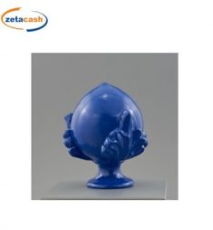 PUMO IN CERAMICA MEDIO BLU 8 X 10 CM