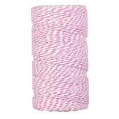 CORDINO BICOLORE ROSA/BIANCO 2mm X 100 MT.