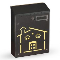 CASSETTA POSTALE CM 21X8X30 ANTRACITE