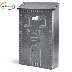 CASSETTA POSTALE UNGARETTI FERRO NERO CASETTA H38X25X8CM