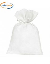 SACCHETTO 10 PEZZI BIANCO 17 X 24