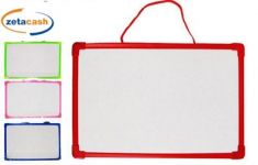 LAVAGNETTA BIANCA 30X20 CM BORDI COL ASS