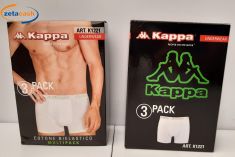 BOXER UOMO KAPPA 3 PEZZI BIANCO