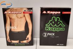 BOXER UOMO NERO 3 PEZZI KAPPA TAGLIA 2XL