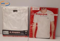 T-SHIRT KAPPA BIANCA TG M CON LOGO