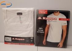 MAGLIA MEZZA MANICA BIANCA KAPPA TG XL