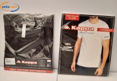 MAGLIA MEZZA MANICA NERA KAPPA TG L