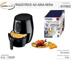 FRIGGITRICE NERA AD ARIA 4 LITRI 1500 W