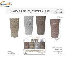 EVAPORTORE IN CERAMICA CON CUORI