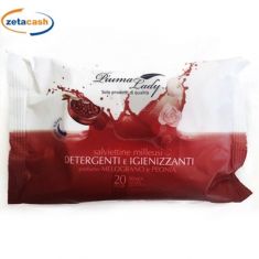 SALVIETTINE MILLEUSI PROFUMO MELOGRANO E PEONIA 20 PEZZI