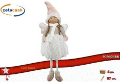 FATINA ALZATA ROSSA CON SCIARPA LUMINOSA