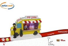 GIOSTRINA NATALIZIA A FORMA DI CAMIONCINO DEI POPCORN