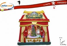 GIOSTRINA CON MOVIMENTO LED E MUSICA H 20 CM