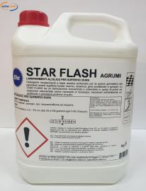 DETERGENTE LAVAPAVIMENTI ALCOLICO 5 KG STAR FLASH
