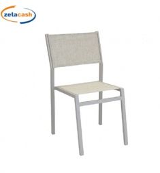 SEDIA AVANA ALLUMINIO TEXILENE TORTORA