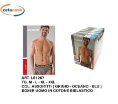 SLIP UOMO LOTTO TG DA 4/M A 7/XXL COL ASS