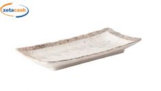 VASSOIO RETTANGOLARE IN MELAMINA 28,5 X 13 CM