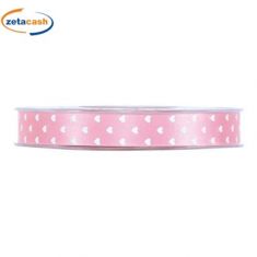 NASTRO ROSA CUORICINI BIANCHI H1,5X45MT